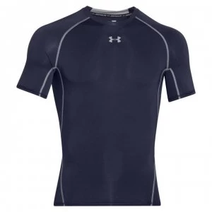 Image of Urban Armor Gear HeatGear Short Sleeve T Shirt Mens - Navy/Steel