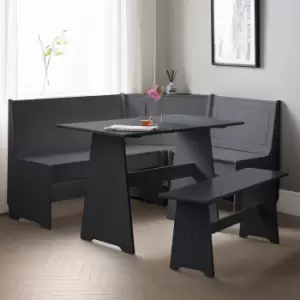 Image of Newport Corner Dining Set Grey
