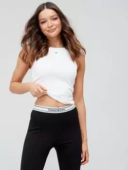 Image of Tommy Jeans Essential Ribbed Tank - White Size M Women