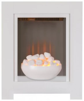 Image of Adam Monet 2kW Electric Fire Suite - White