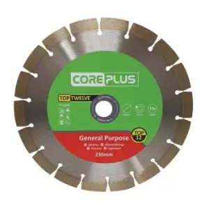 Image of Coreplus - Top Twelve General Purpose Diamond Blade 230mm