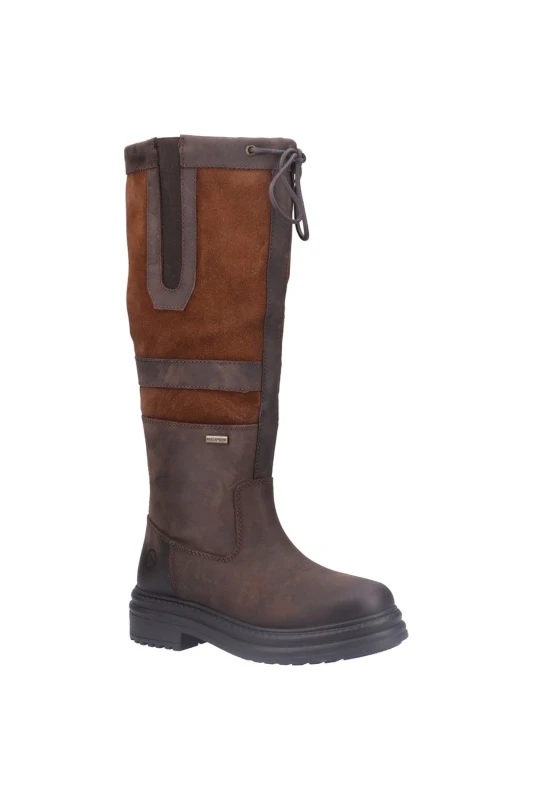 Image of Cotswold 'Broadway' Long Boots Brown