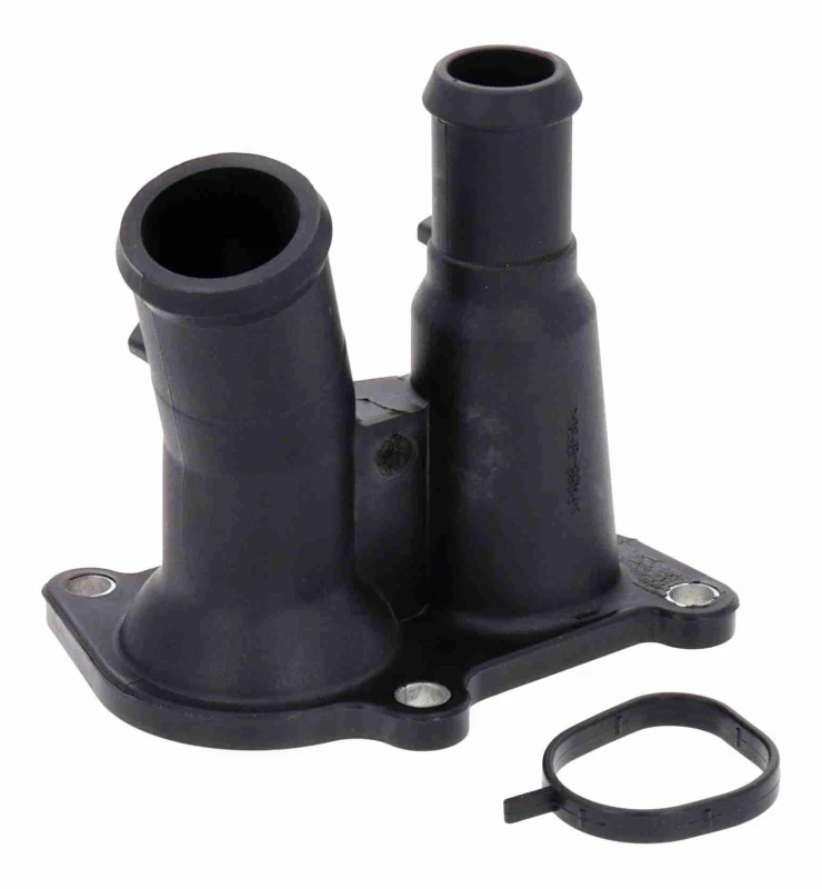 Image of VAICO V25-9697 Coolant Flange with gasket/seal, Original VAICO Quality Coolant Flange (3219)