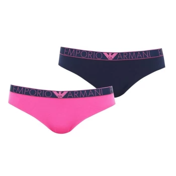Image of Emporio Armani 2 Pack Briefs - Multi
