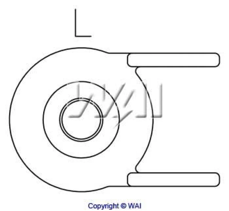 Image of Alternator voltage regulator WAI IB248