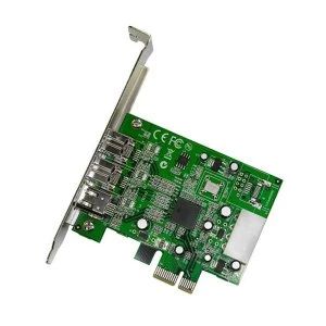 Image of Startech 3 Port 2b 1a 1394 PCI Express FireWire Card Adapter
