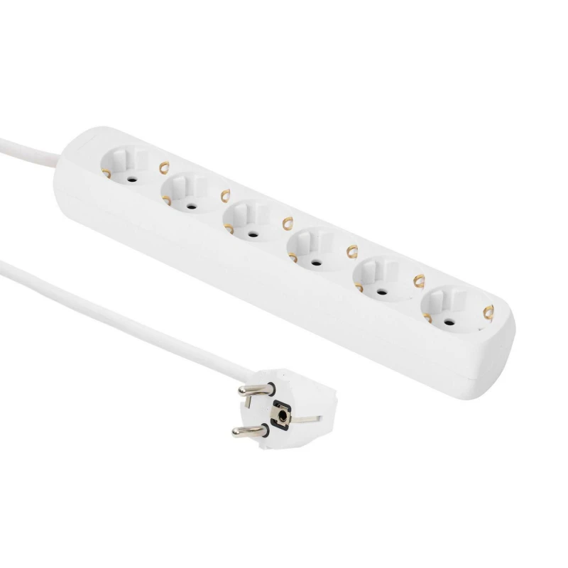 Image of Microconnect GRU00615W power extension 1.5 m 6 AC outlet(s) White