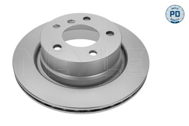 Image of MEYLE 315 523 0028/PD Brake disc Rear Axle, Vented, MEYLE-PD Quality, Zink flake coated, with bolts/screws Brake Disc (82)