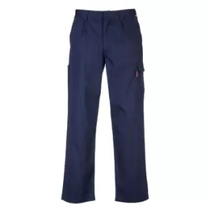 image of Portwest BZ31 Bizweld Cargo Pants Navy Blue 2XL 31"