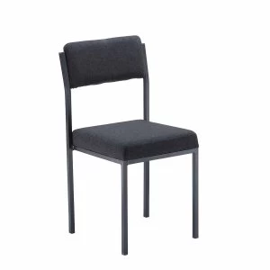 image of TC Office Summit Multipurpose Stacking Chair, Charcoal