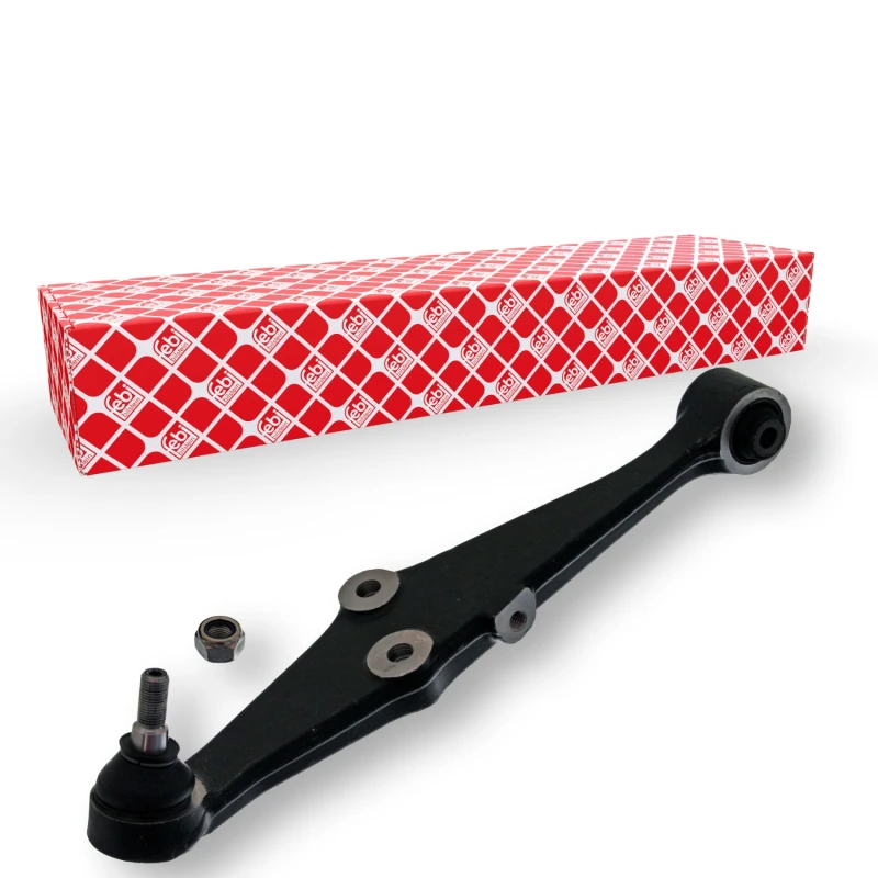 Image of FEBI BILSTEIN 12925 Suspension arm Control Arm, Cast Steel, Lower, with ball joint, with lock nut Cast Steel Track Control Arm (273)