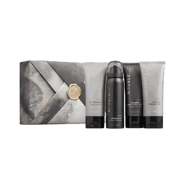 image of Rituals Homme & Sport Collection Mens Aromatic Bath and Body Small Gift Set