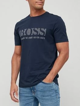 Image of Hugo Boss Athleisure Pixel 1 T-Shirt Navy Size L Men
