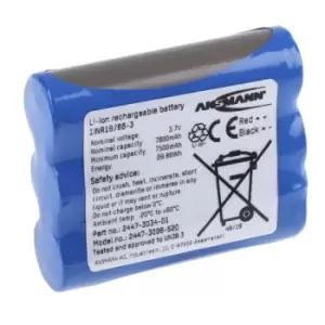 Image of Ansmann 3.7V Lithium-Ion Rechargeable Battery Pack, 7.8Ah