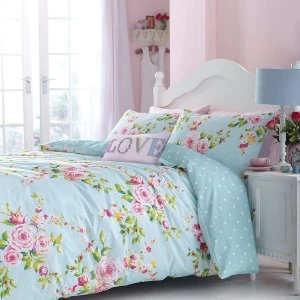 Image of Catherine Lansfield Canterbury Double Duvet Set - Multi