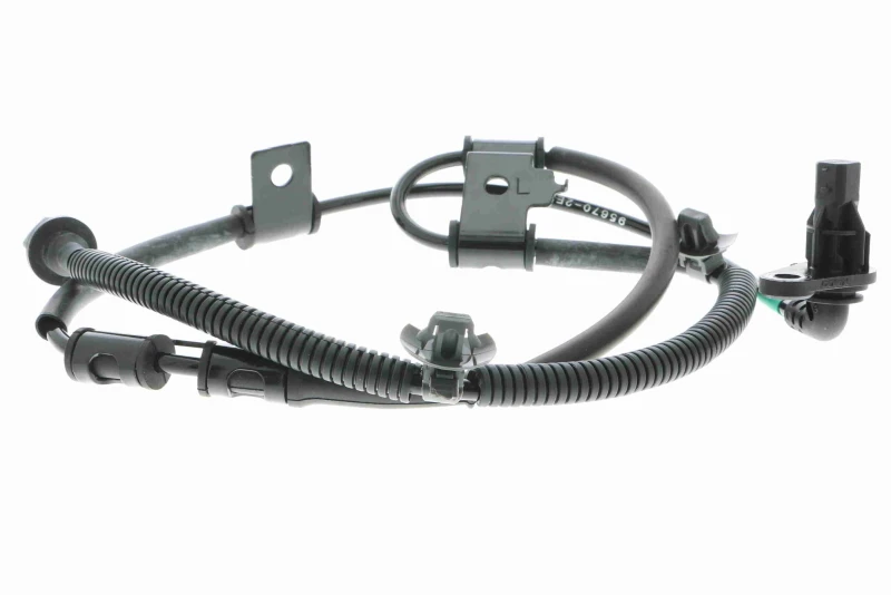 Image of VEMO V52-72-0055 ABS Sensor Q+, original equipment manufacturer quality, Front Axle Left Sensor,wheel speed (412)