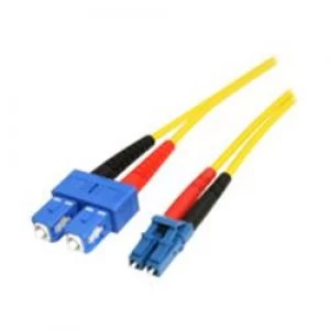 image of StarTech.com 10m Single Mode Duplex Fiber Patch Cable LC-SC