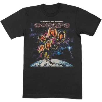 Image of Europe - Final Countdown Unisex Small T-Shirt - Black
