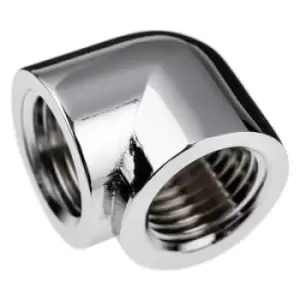 Image of Alphacool Eiszapfen Adapter 90 Grad G1/4 Zoll IG auf G1/4 Zoll IG Water cooling - elbow piece