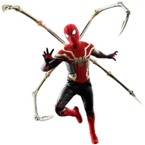 Image of Hot Toys Marvel Spider-Man: Far From Home Movie Masterpiece Action Figure 1/6 Spider-Man (Integrated Suit) 29cm