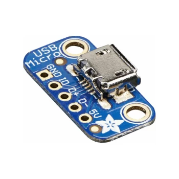 image of 1833 USB Micro B Breakout Board - Adafruit