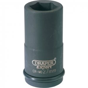 Image of Draper Expert 3/4" Drive Deep Hexagon Impact Socket Metric 3/4" 27mm