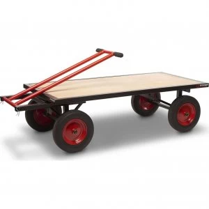 Image of Armorgard Turntable Truck Heavy Duty Materials Trolley 1000Kg