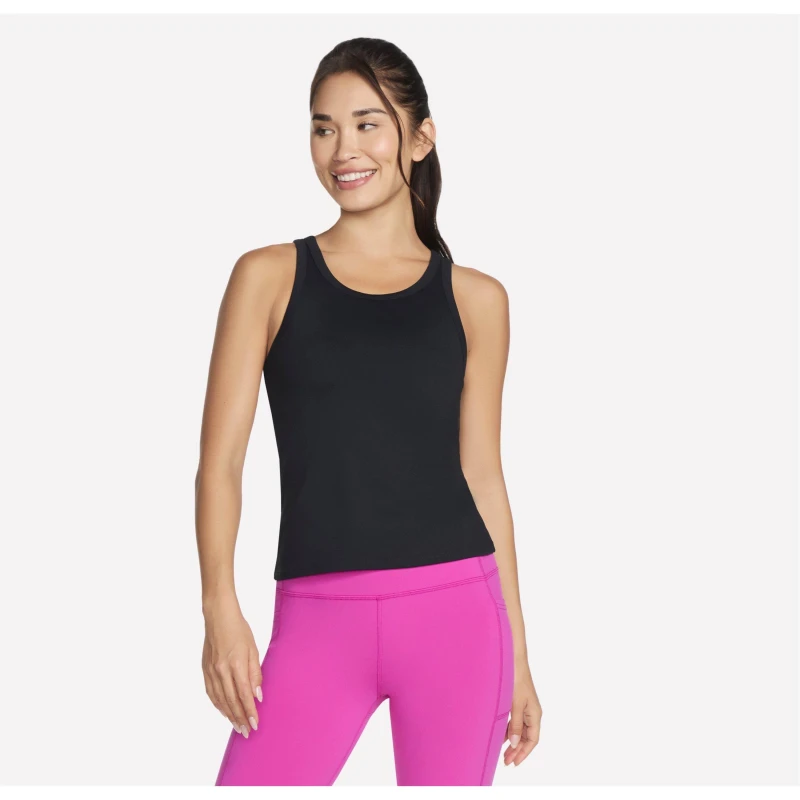 Image of Skechers Gowalk Shelf Bra Tank Vest Womens Black female 10 (S)