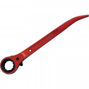 image of Priory 601 Short Ratchet Bi Hexagon Podger Spanner Metric 21mm