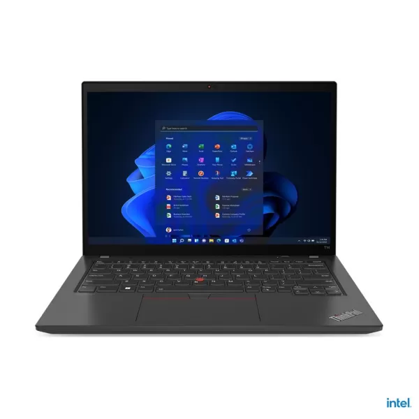 Image of Lenovo ThinkPad T14 i5-1235U Notebook 35.6cm (14") WUXGA Intel Core i5 8GB DDR4-SDRAM 256GB SSD WiFi 6E (802.11ax) Windows 11 Pro Black