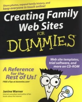 Image of Creating Family Web Sites for Dummies by Janine Warner Paperback