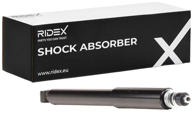 Image of RIDEX 854S1122 Shock absorber Front Axle, Gas Pressure, Monotube, Telescopic Shock Absorber, Bottom eye Shock Absorber (854)
