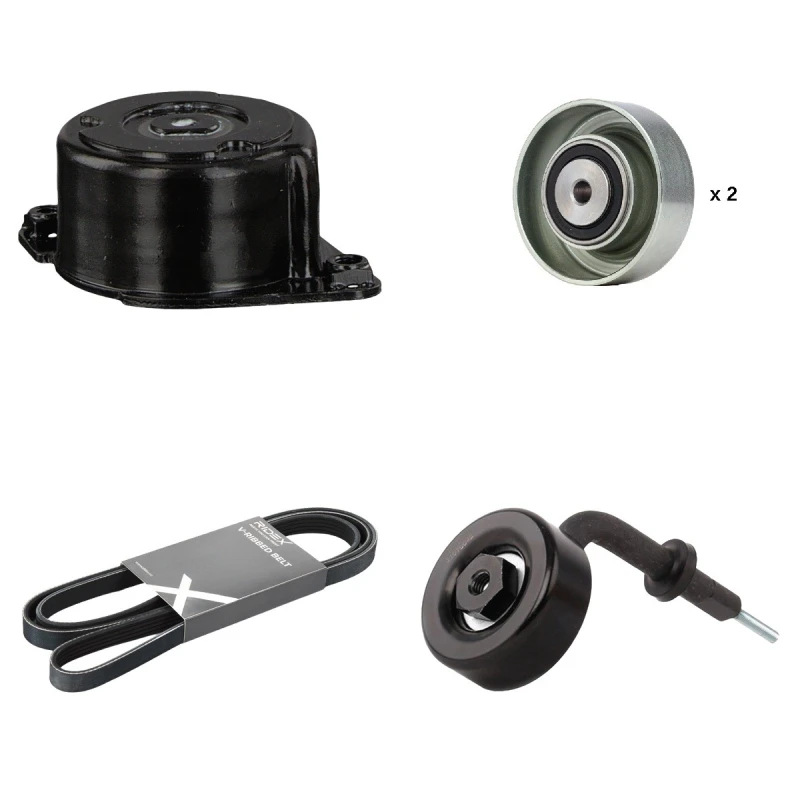 Image of RIDEX 542R1189 V-ribbed belt set V-Ribbed Belt Set (542)