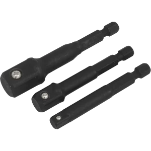 Image of Sealey 3 Piece Impact Socket Adaptor Set