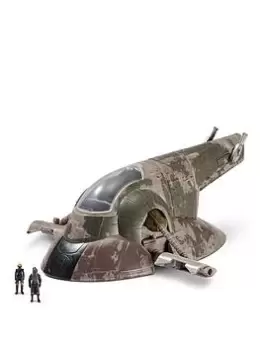 image of Star Wars Swj - Deluxe Vehicle (8" Vehicle & Figure) - Boba Fett'S Ship - Wave 1