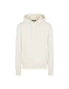 Image of J.Lindeberg Mens Stone Grey Melange Chip Pocket Hoody