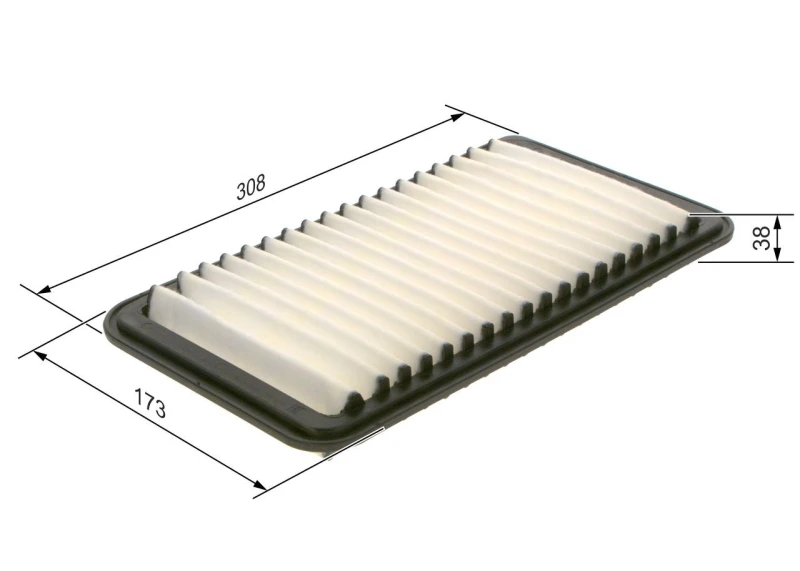 Image of Air filter Bosch F 026 400 566