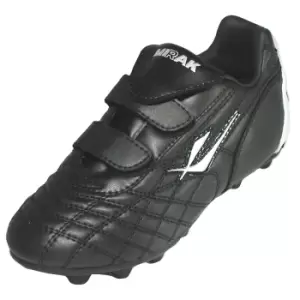 Image of Mirak Forward Moulded / Boys Boots / Football/Rugby Boots (5 UK) (Black/Silver)