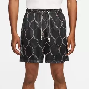 image of Mens Nike Dri-FIT Standard Issue Net Graphic Print Reversible 6" Basketball Shorts