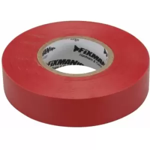 Image of Fixman Insulation Tape - 19mm x 33m Red