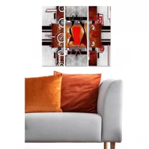 Image of MDF1032088081 Multicolor Decorative MDF Painting (3 Pieces)