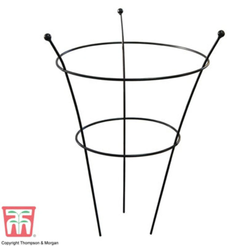 Image of Garden Gear Peony Frame Outdoor Heavy Duty Herbaceous Garden Plant Support Ring For Perennial Flowers Border Cage (2 X Peony Frame)