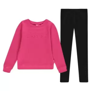 Image of Skechers Isla Crew Neck Sweater and Leggings - Pink