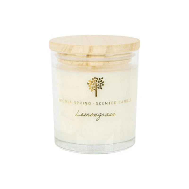 Image of Nicola Spring Soy Wax Scented Candle - 130g - Lemongrass Cream