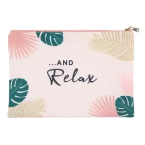 image of Something Different Relax Mothers Day Toiletry Bag (One Size) (Pink/Green)