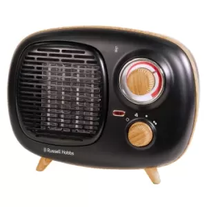 Image of Russell Hobbs RHRETPTC2001WDB 1.5kW Ceramic Scandi Heater - Wood/Black