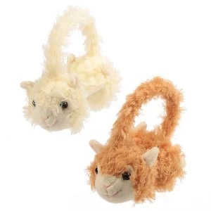 image of Plush Llama Earmuff (1 Random Supplied)