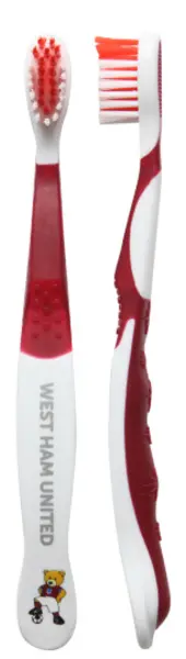 image of West Ham United FC Junior Toothbrush 2Pcs