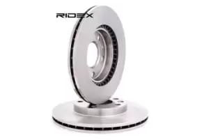 Image of RIDEX Brake disc RENAULT,NISSAN,DACIA 82B0625 402066300R,4020600Q0M,4020600Q1A Brake rotor,Brake discs,Brake rotors 402061715R