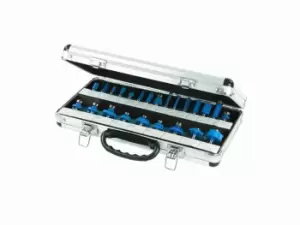 Image of Silverline 656577 TCT Router Bit Set 24pce 1/4In
